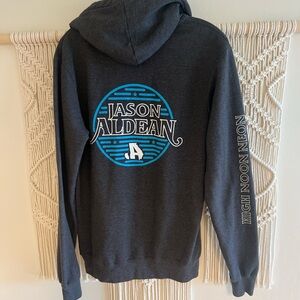 District Heather Gray Zip-Up Hoodie
Jason Aldean concert hoodie